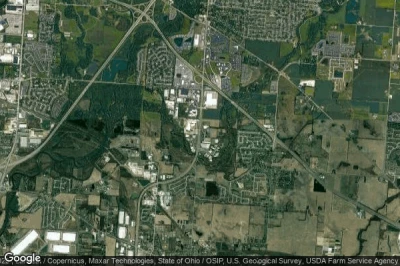 Vue aérienne de Groveport
