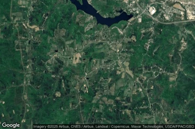 Vue aérienne de Hocking County