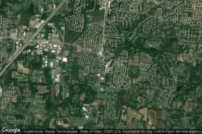 Vue aérienne de Springboro