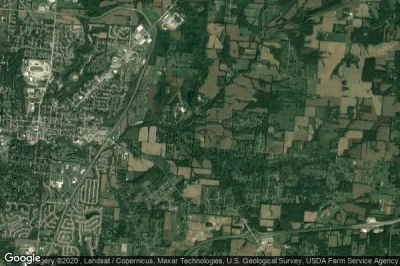 Vue aérienne de Warren County