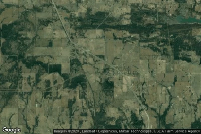 Vue aérienne de Muskogee County