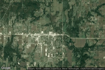 Vue aérienne de Skiatook