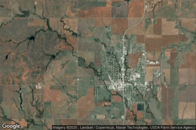 Vue aérienne de Washita County
