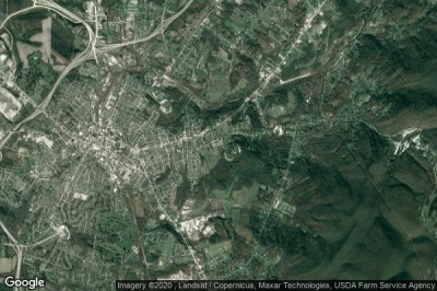 Vue aérienne de East Uniontown