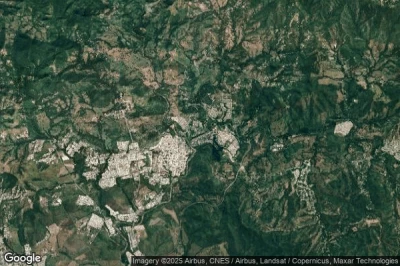 Vue aérienne de Barriada San Luis