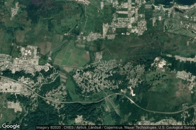 Vue aérienne de Ceiba