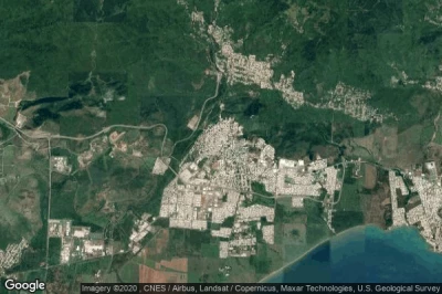 Vue aérienne de Guayama