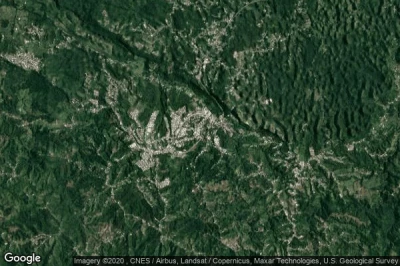 Vue aérienne de Lares