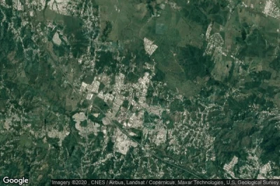 Vue aérienne de Las Piedras Municipio