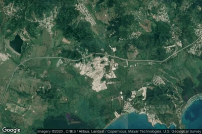 Vue aérienne de Naguabo