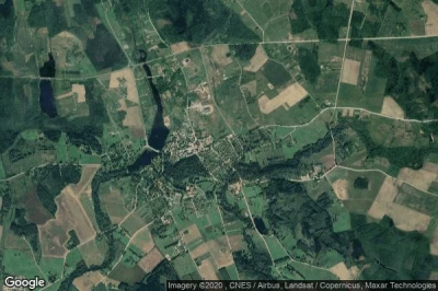Vue aérienne de Malpils