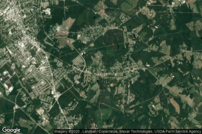 Vue aérienne de Greenwood County