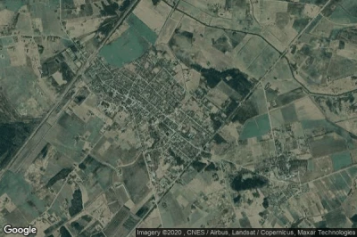 Vue aérienne de Karsava