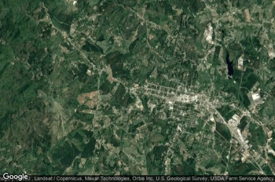Vue aérienne de Oconee County