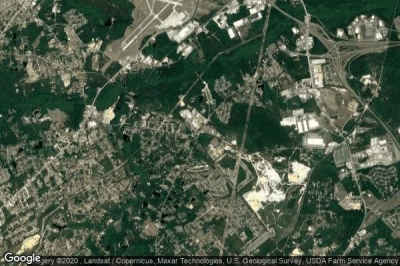 Vue aérienne de Pineridge
