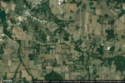 Vue aérienne de Franklin County