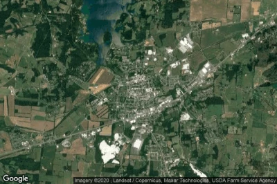 Vue aérienne de Jefferson City