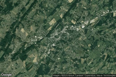 Vue aérienne de Jonesborough