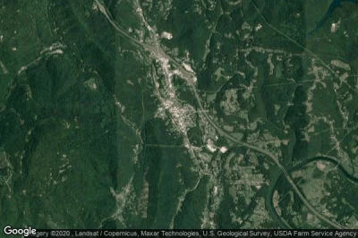 Vue aérienne de Lake City