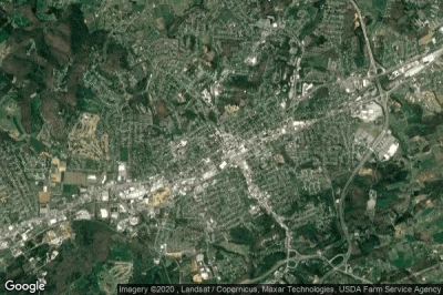 Vue aérienne de Morristown