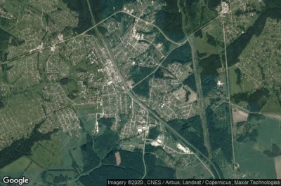 Vue aérienne de Zaokskiy