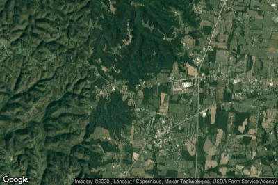 Vue aérienne de Putnam County
