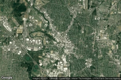 Vue aérienne de Rutherford County