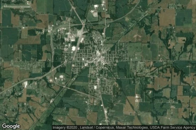 Vue aérienne de South Fulton