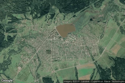 Vue aérienne de Yugo-Kamskiy