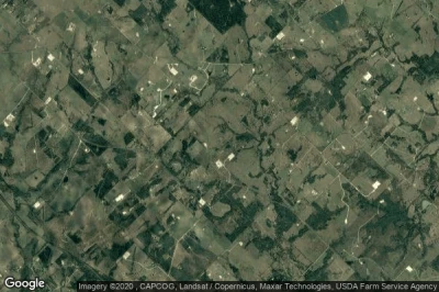 Vue aérienne de Burleson County