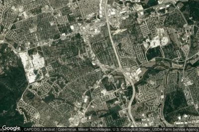 Vue aérienne de Cedar Park