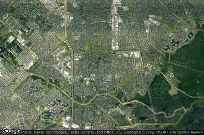 Vue aérienne de Cinco Ranch