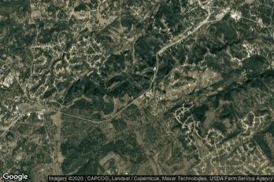 Vue aérienne de Comal County