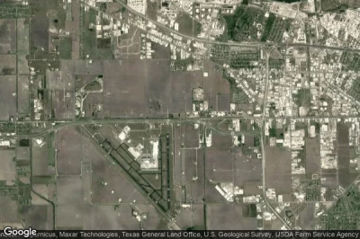 Vue aérienne de Flour Bluff Junction