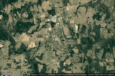 Vue aérienne de Grapeland