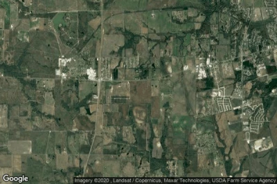 Vue aérienne de Grayson County