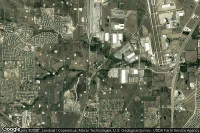 Vue aérienne de Haslet