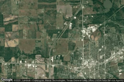 Vue aérienne de Jim Wells County