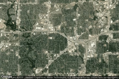Vue aérienne de North Richland Hills