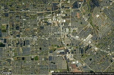 Vue aérienne de Pearland