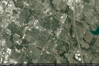 Vue aérienne de Pflugerville