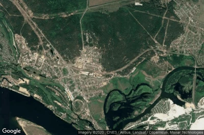 Vue aérienne de Volzhskiy