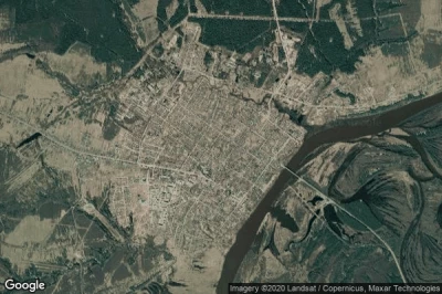 Vue aérienne de Vetluga