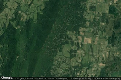 Vue aérienne de Bull Run Mountain Estates