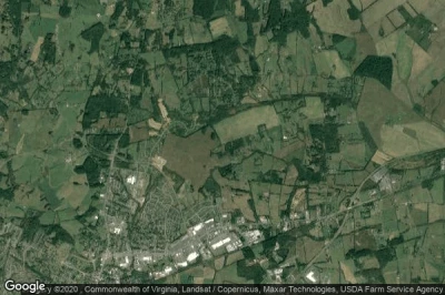 Vue aérienne de Culpeper County