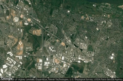 Vue aérienne de Dulles Town Center