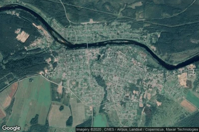 Vue aérienne de Oustioujna