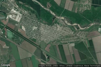 Vue aérienne de Uspenskoye