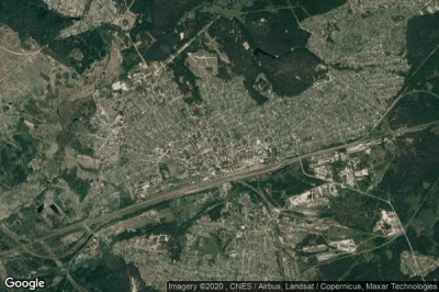 Vue aérienne de Unecha