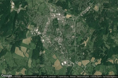 Vue aérienne de Warrenton